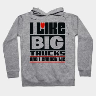 I like big trucks and I cannot lie Hoodie